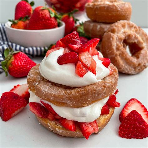 Easy Strawberry Shortcake Donut Recipe Modernmealmakeover