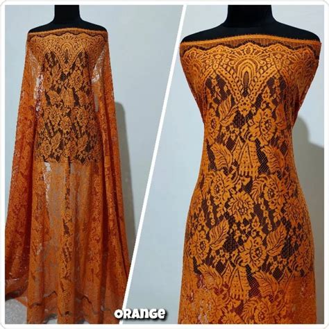 Jual Kain Bahan Kebaya Kain Brokat Semiprancis Kain Brukat