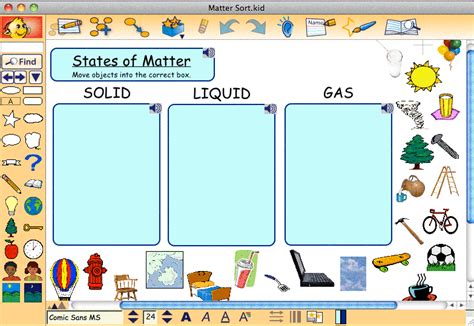 Science Lesson Plan Matter Sort