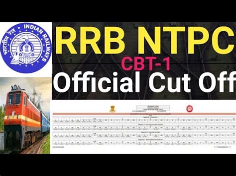 Rrb Ntpc Official Cut Off Ntpc Result Out Cbt Ntpc Cut Off Post Wise