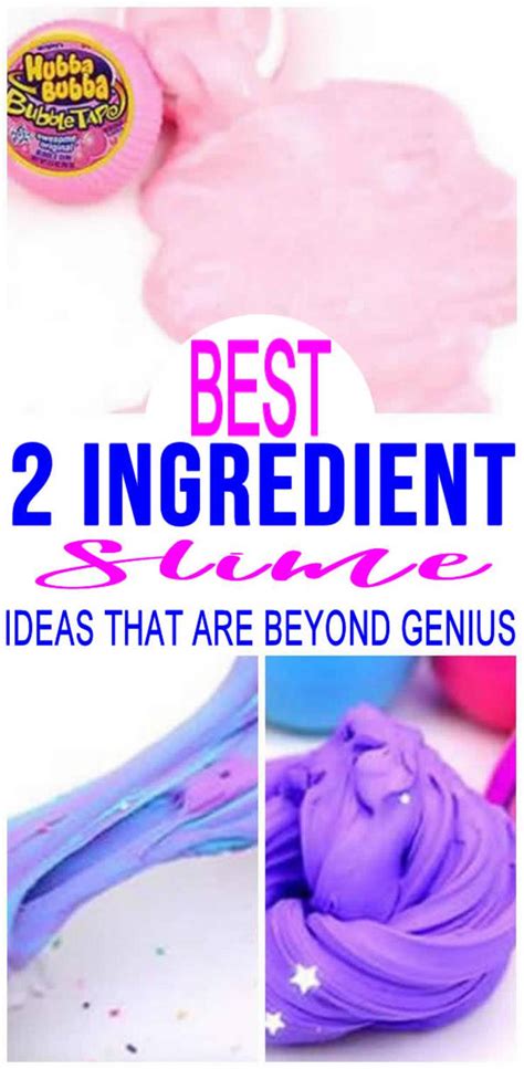 2 Ingredient Slime How To Make Diy 2 Ingredient Slime Easy Homemade