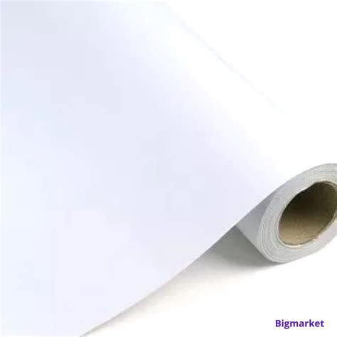 Papel Adesivo Decorativo Branco Fosco Lav Vel Metros Submarino