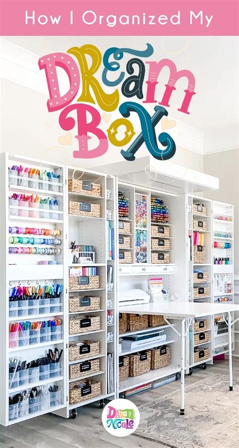 How I Organized My Dreambox In 2020 Organization Craft Room