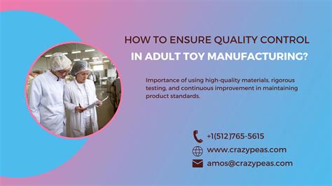 How To Ensure Quality Control In Adult Toy Manufacturing