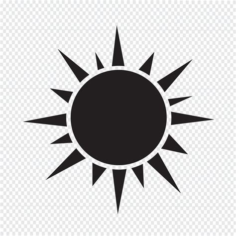 Sun Icon Symbol Sign Free Vector Art Vector Art Symbols