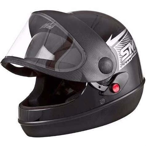 Capacete Preto Moto Automático Tipo Sanmarino Masculino 56 58 60 Pro