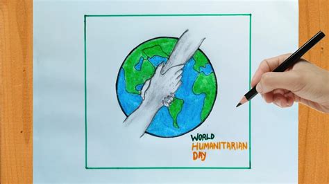 How To Draw World Humanitarian Day Poster World Humanitarian Day