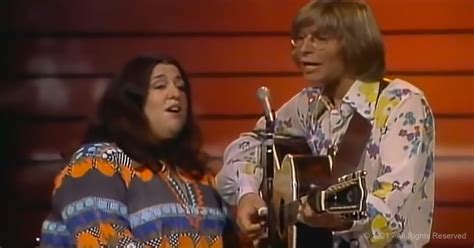 Two Voices From The Past Sing Together Mama Cass And John Denver Madly Odd