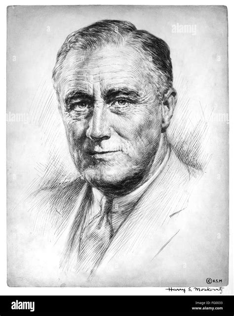 Franklin Delano Roosevelt N1882 1945 32nd President Of The United