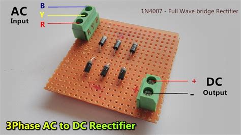 Three Phase Full Wave Bridge Rectifier