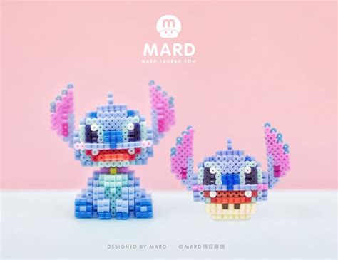 Set Of Stitch D Perler Bead Pattern Tutorial Etsy