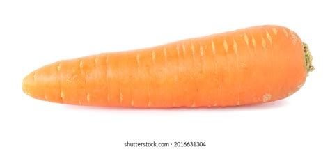 Carrot Top View Isolated On White Stock Photo 2280824809 | Shutterstock