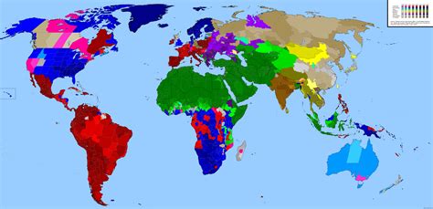 World Religions Map | World Map 07