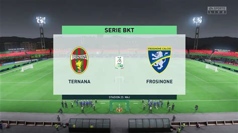 Fifa Ternana Vs Frosinone Serie Bkt Gameplay Youtube