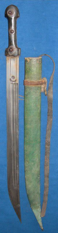 Th Century Caucasian Russian Cossack S Kindjal Bebut With Scabbard