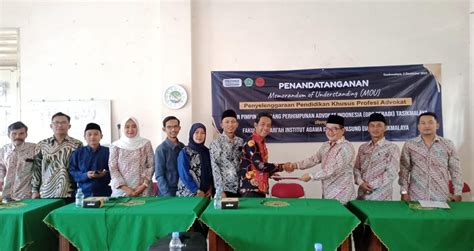 Penandatanganan Mou Pkpa Dengan Fakultas Syariah Institut Agama Islam