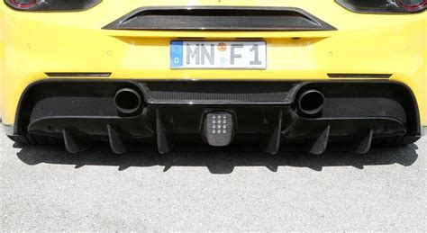 Novitec Carbon Fiber Rear Diffuser Ferrari 488 Gtb 488 Spider 2016