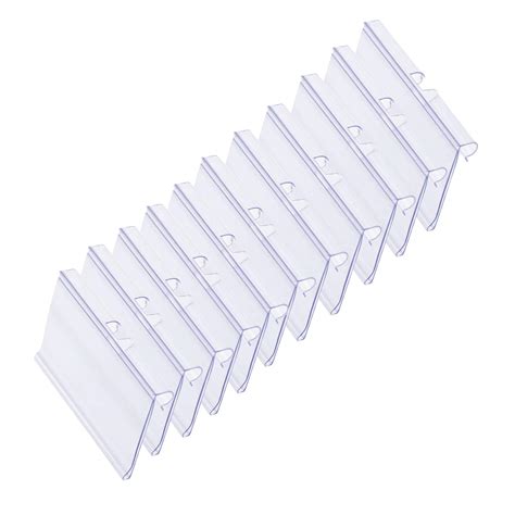 Buy 60 Pcs Clear Plastic Label Holder Shelf Retail Price Label