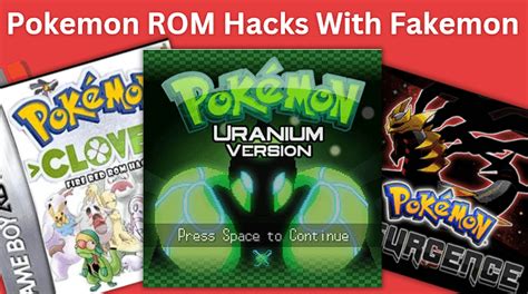 Pokemon Rom Hacks With Fakemon Gaming News