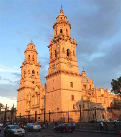 Catedral En Morelia Mich Mexico México Morelia Michoacán Morelia