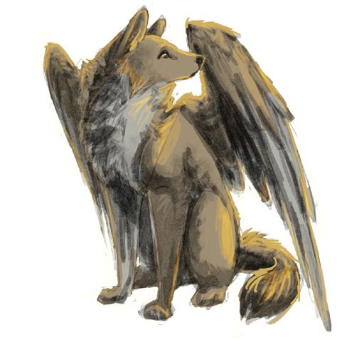 Hainu- Japanese folklore: a winged dog | Mythological creatures ...