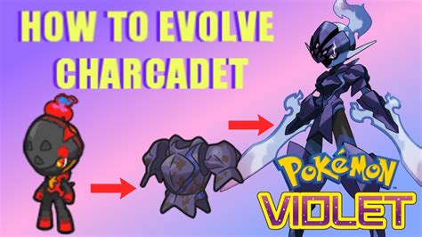 HOW TO EVOLVE CHARCADET TO CERULEDGE POKEMON VIOLET YouTube