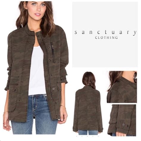 Sanctuary Jackets Coats Sanctuary Civilian Camo Jacket Poshmark