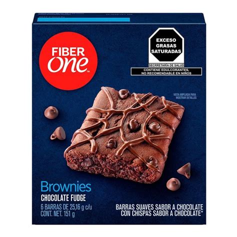 Brownies Fiber One Chocolate Fudge 6 Pz Walmart