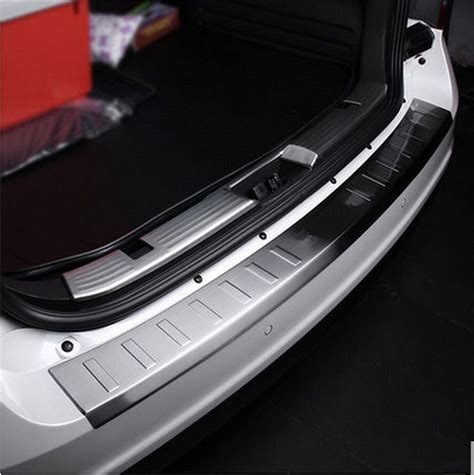 Stainless Rear Bumper Protector Sill Plate Cover Fits For Ford Edge