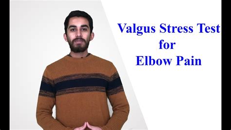 Valgus Stress Test Elbow Ulnar Collateral Ligament Tear Youtube