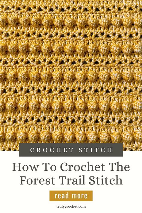 Crochet Patterns Galore The Forest Trail Stitch