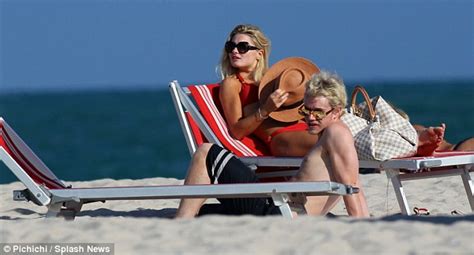 Emma Rigby Shows Off Her Bikini Body As She Relaxes On The Beach In Miami During A Break From