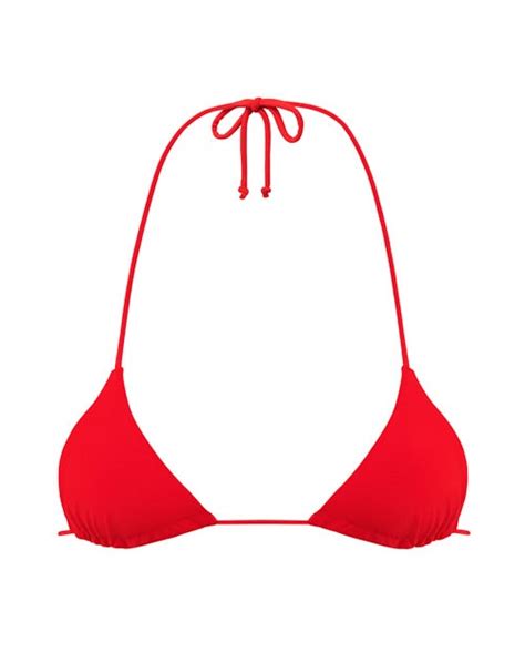 Red Triangle Bikini Ark Swimwear