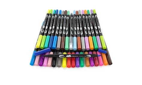 Professional Dual Tip Brush Pen Set Piece Hand Lettering Pens