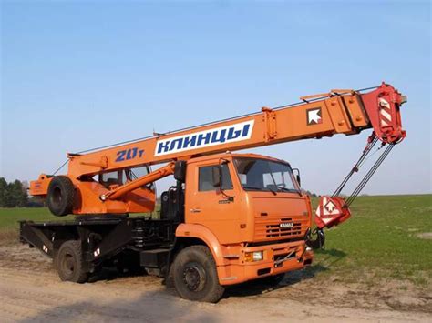 Автокран Клинцы КС 45719-8А Камаз 53605 | 20 тонн - Уральский Завод ...