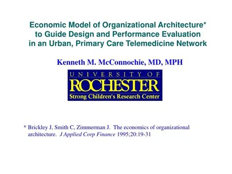 PPT Economic Model Of Organizational Architecture For Urban