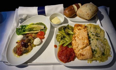 Lufthansa A Business Class Meal