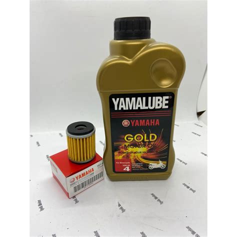 Yamaha Yamalube Gold Litre T Minyak Hitam Semi Synthetic