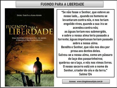 FUGINDO PARA A LIBERDADE LIVRO Blog Do Seu Alipio