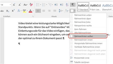 In Word Rahmen Um Seiten Text Und Bilder Ziehen Tippscout De