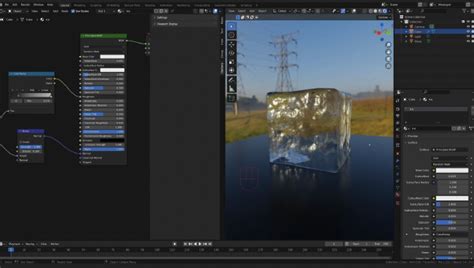 Make Realistic 3d Ice In Blender Procedural Shaders Cg Cookie