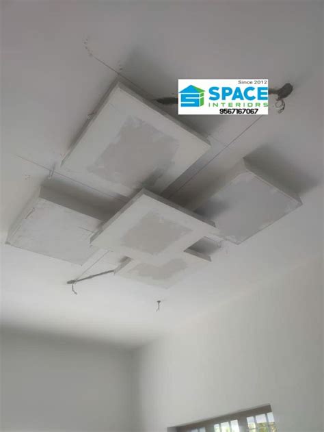 Space Interiors Gypsum False Ceiling Works In Kerala Trivandrum Call