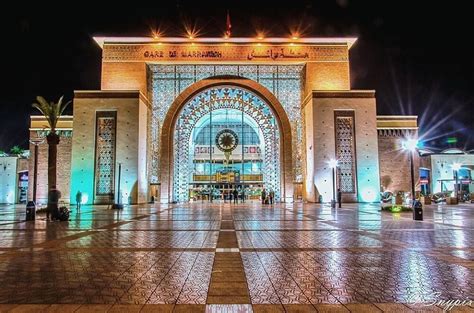 Gare De Marrakech Marrakesh Morroco Marrakech Morocco Art Islamic