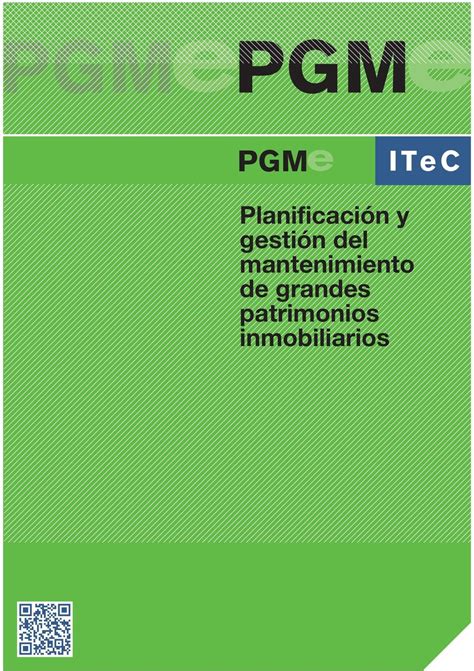 Planificación Y Gestión Del Mantenimiento De Grandes Patrimonios Inmobiliarios Pdf Descargar Libre