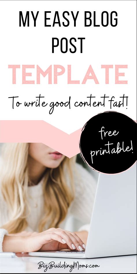 The Blog Post Template That I Use To Write Easy To Read Content Fast