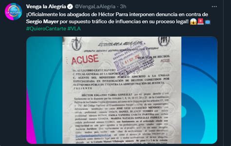 Sergio Mayer Por Qué Lo Acusó Héctor Parra Y Qué Podría Pasar Con El