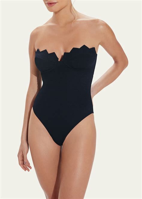 Vix Imani Strapless One Piece Swimsuit Bergdorf Goodman