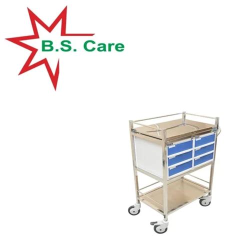 Stainless Steel Instrument Trolley With Drawers At Inr In