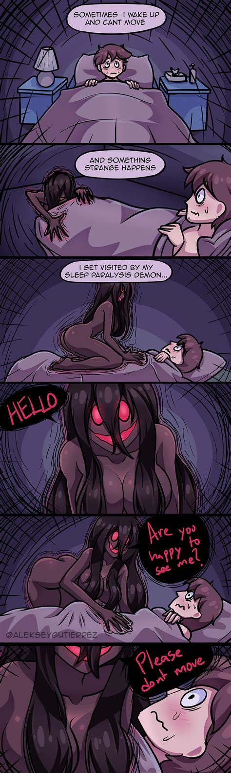 My Sleep Paralysis Demon Comic Made By Me Usluck