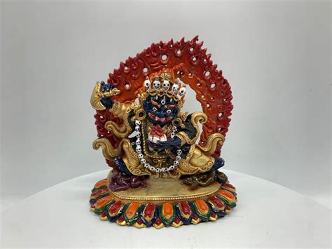 Gompo Bernagchen Kagyu Mahakala Consecrated Fine Quality Colorful Two